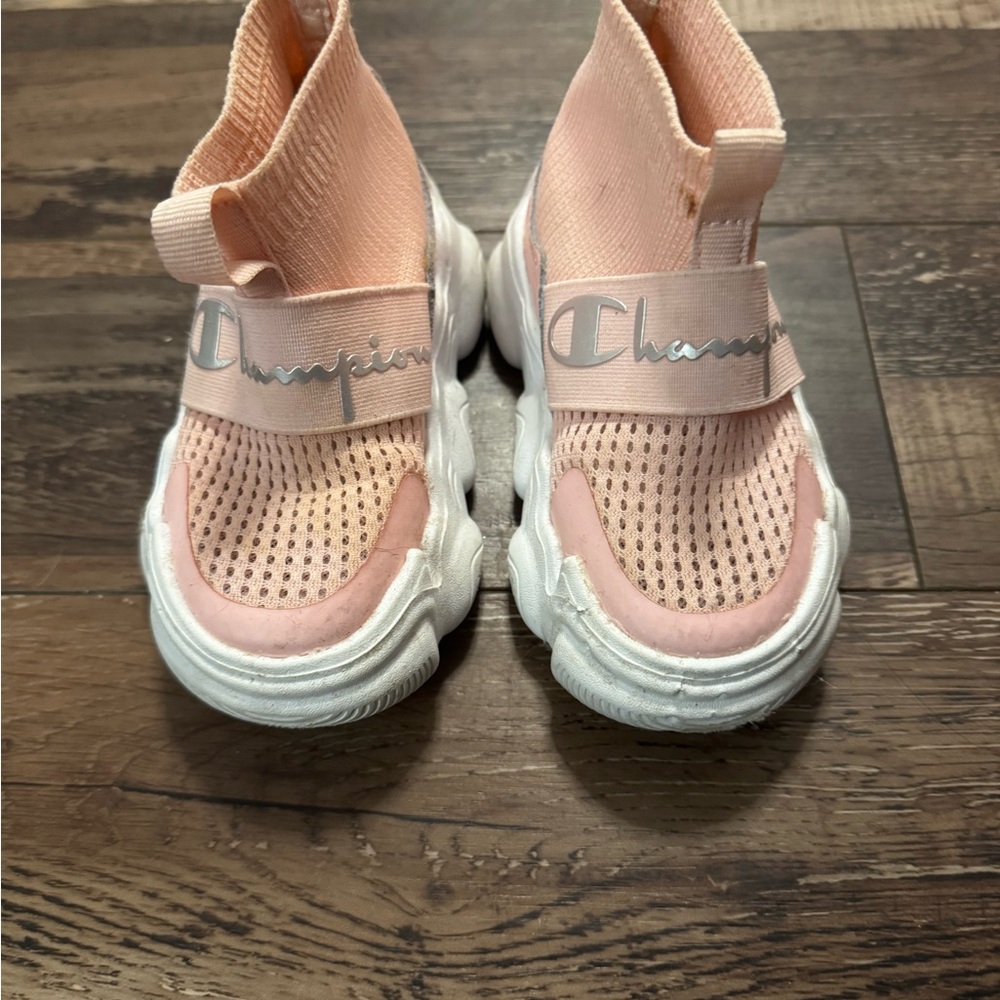 Champion Kids Light Pink Mesh Sneakers